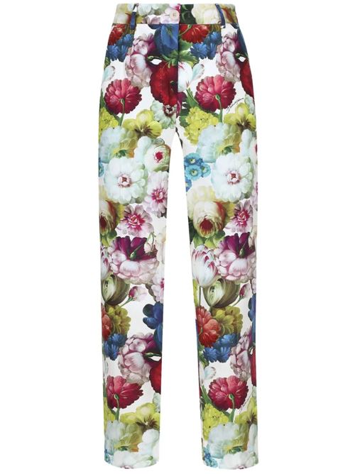 Pantaloni miticolor con stampa floreale Dolce & Gabbana | FTC3FTHS5Q2HA4YF